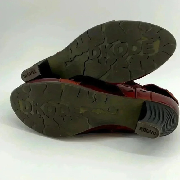 DKODE LEATHER HEEL  ANKLE BOOTS - Picture 6 of 6